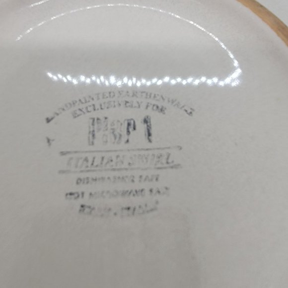 Rimmed Soup Bowls Pier 1 One Italian Swirl 9 3/8" Earthenware 1 bowl Geometric - Picture 3 of 4